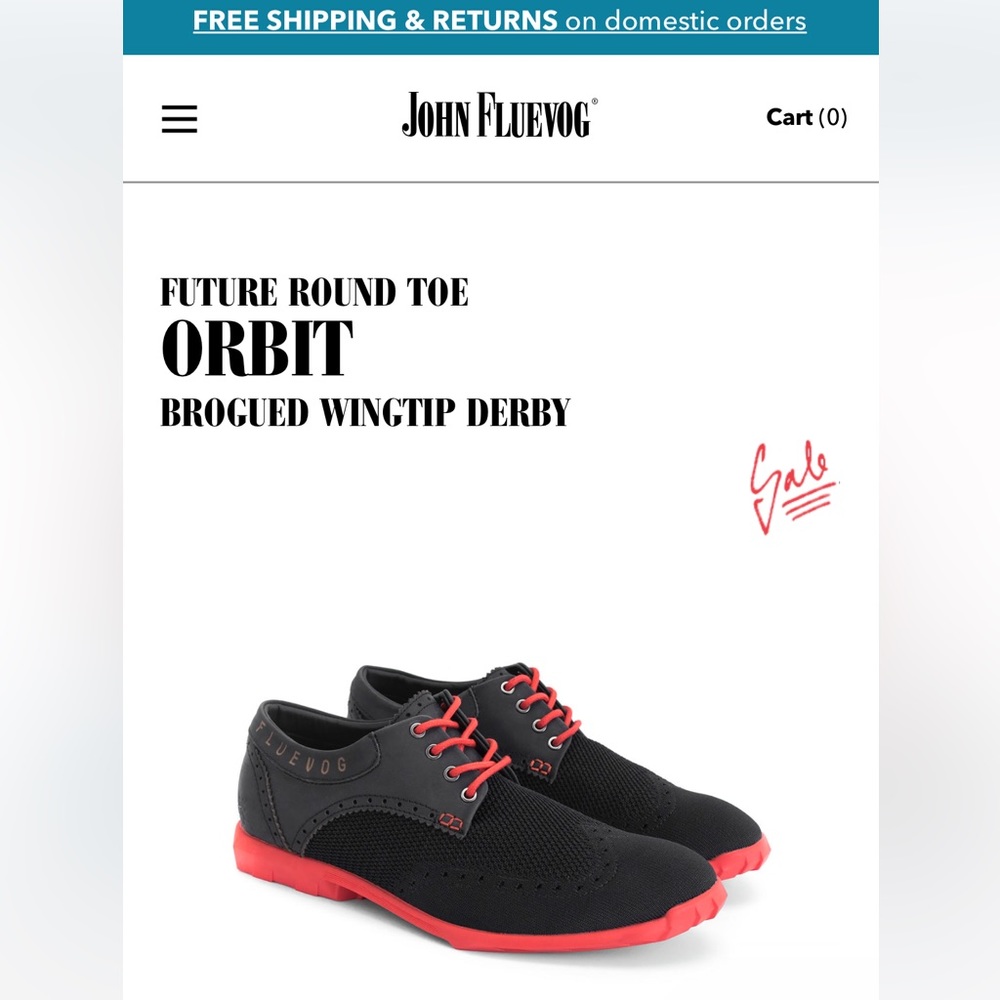 John Fluevog Orbit shoes size 6Mens or 8 women , unisex